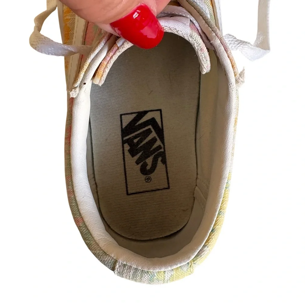 VANS Ward Canvas Women's Psychedelic Tie Dye Low‎ Top Sneakers Shoes Size 7